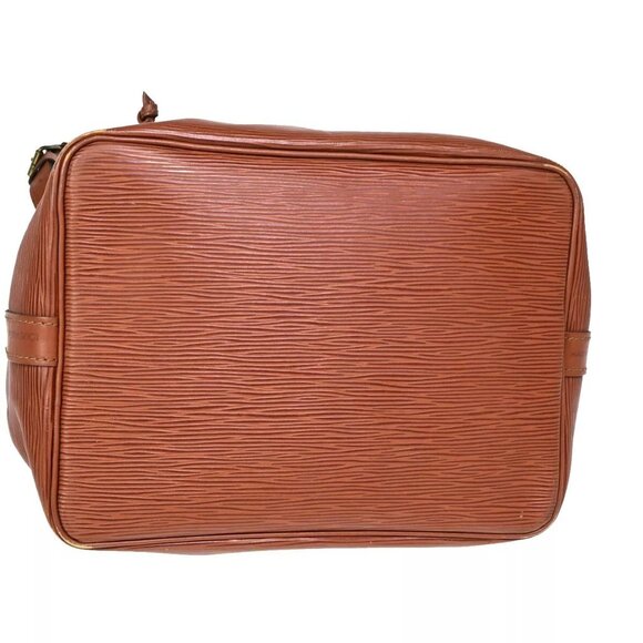 LOUIS VUITTON Petit Noe Drawstring Shoulder Bag Epi Leather Brown - Picture 5 of 16